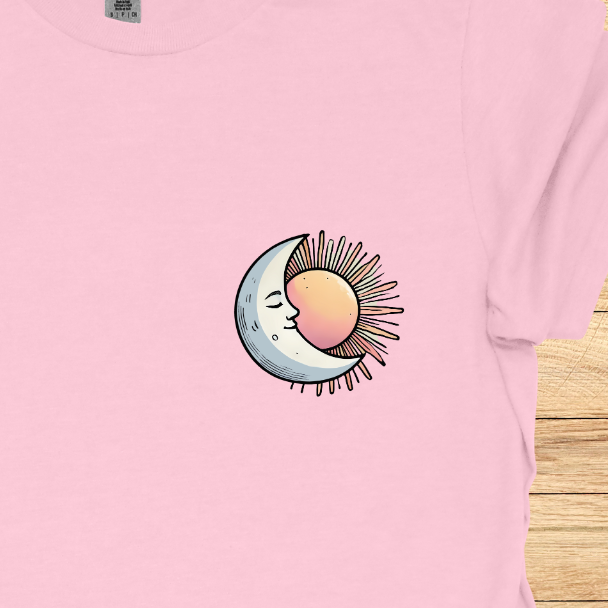 Pastel Sun and Moon T-Shirt