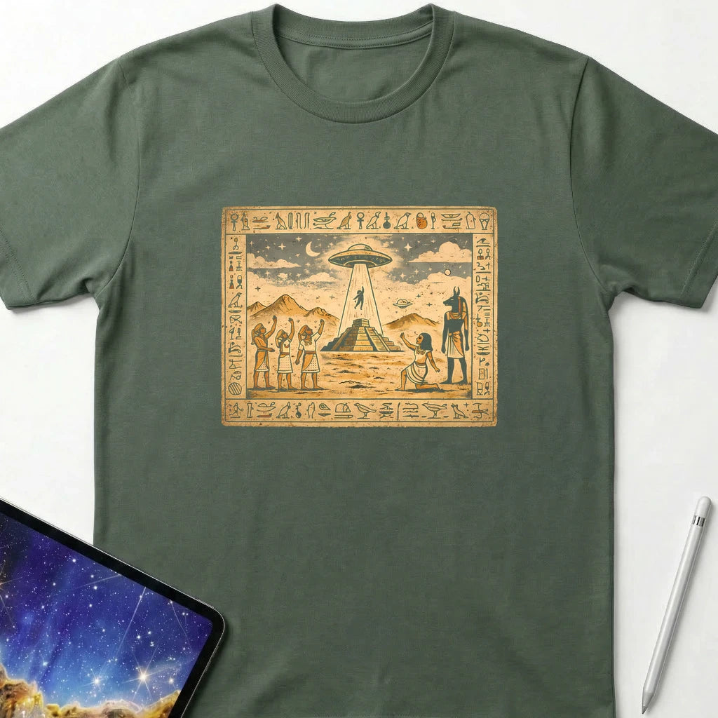 Ancient Visit T-Shirt Military Green