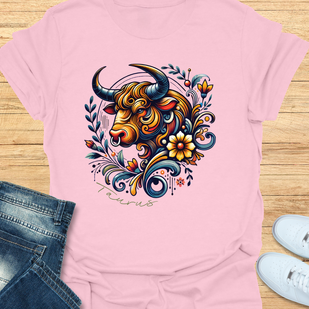 Taurus Intricate Graphic T-Shirt