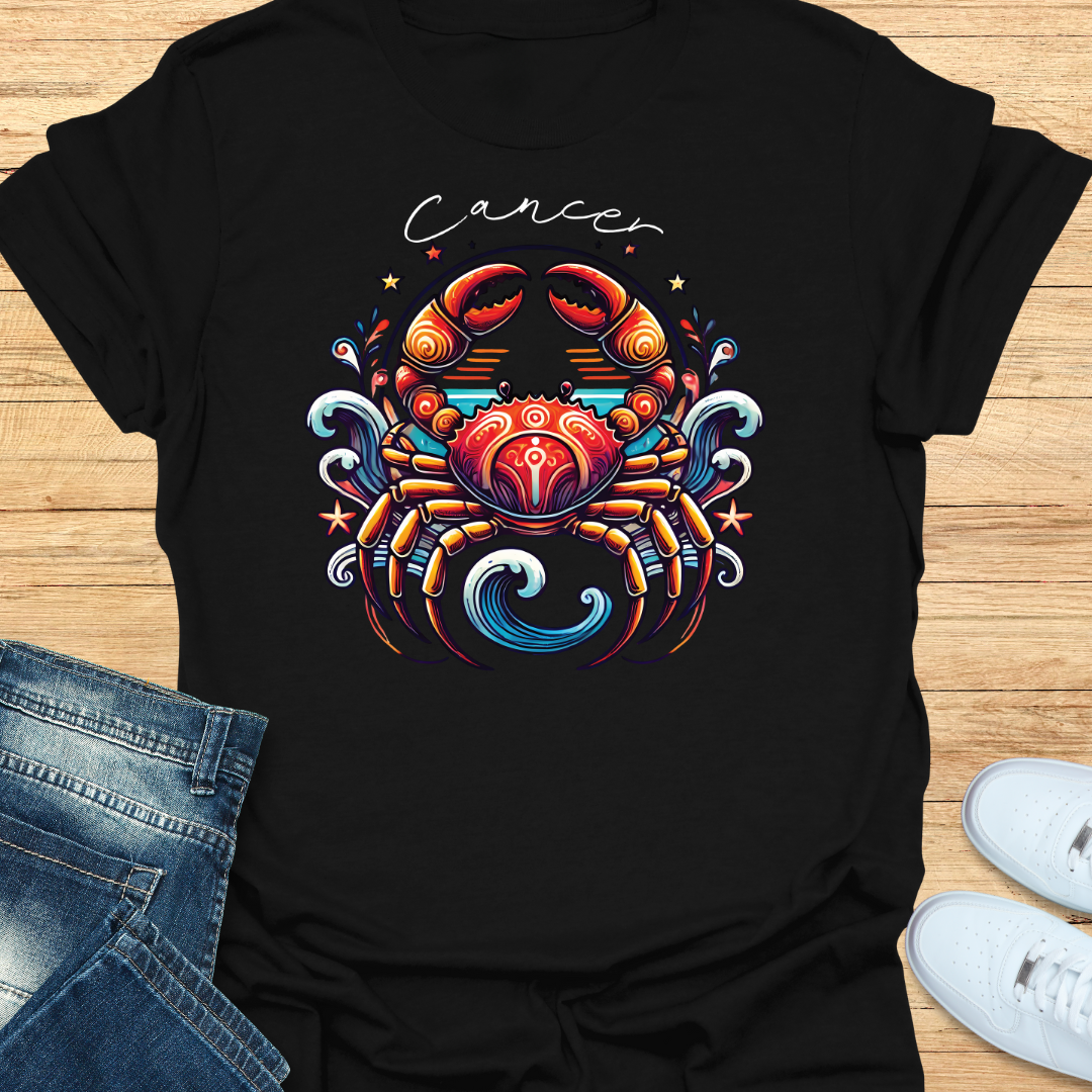 Cancer Intricate Graphic T-Shirt