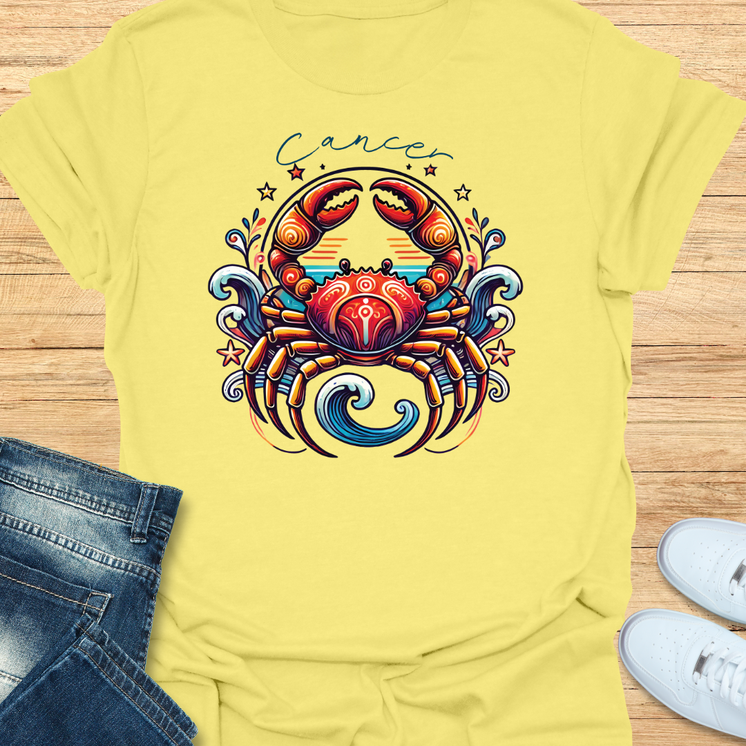 Cancer Intricate Graphic T-Shirt