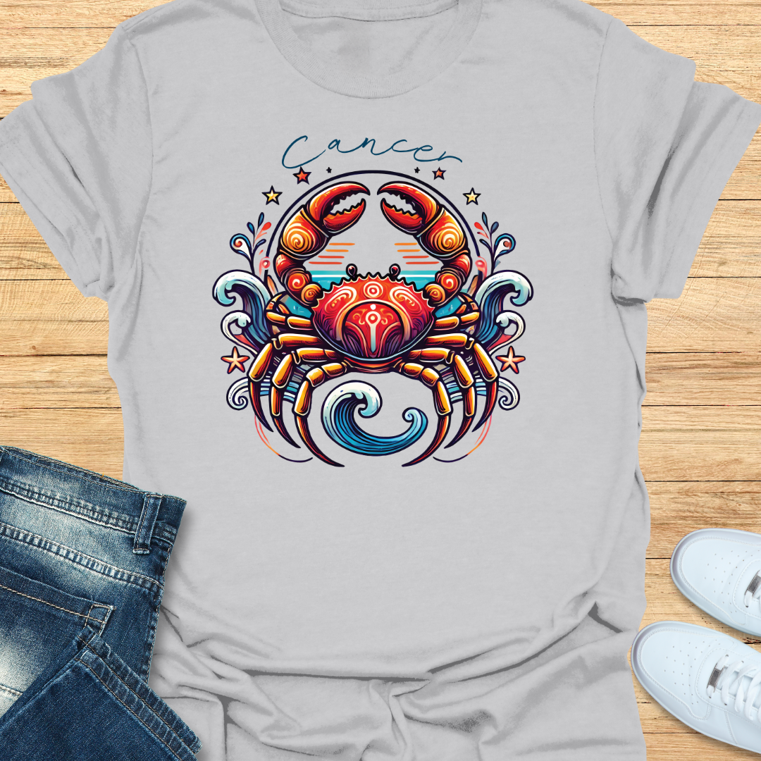 Cancer Intricate Graphic T-Shirt