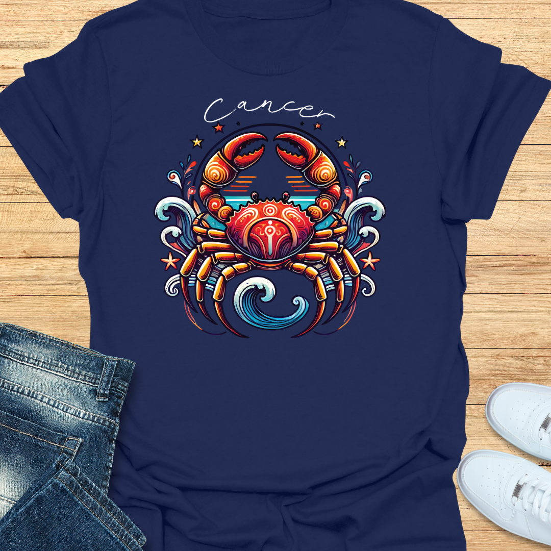 Cancer Intricate Graphic T-Shirt