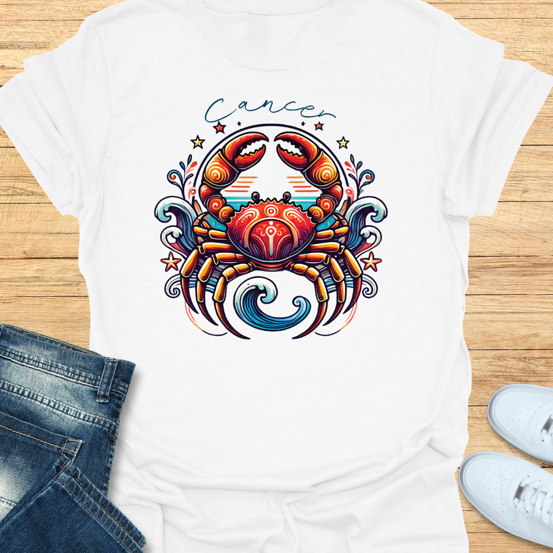 Cancer Intricate Graphic T-Shirt