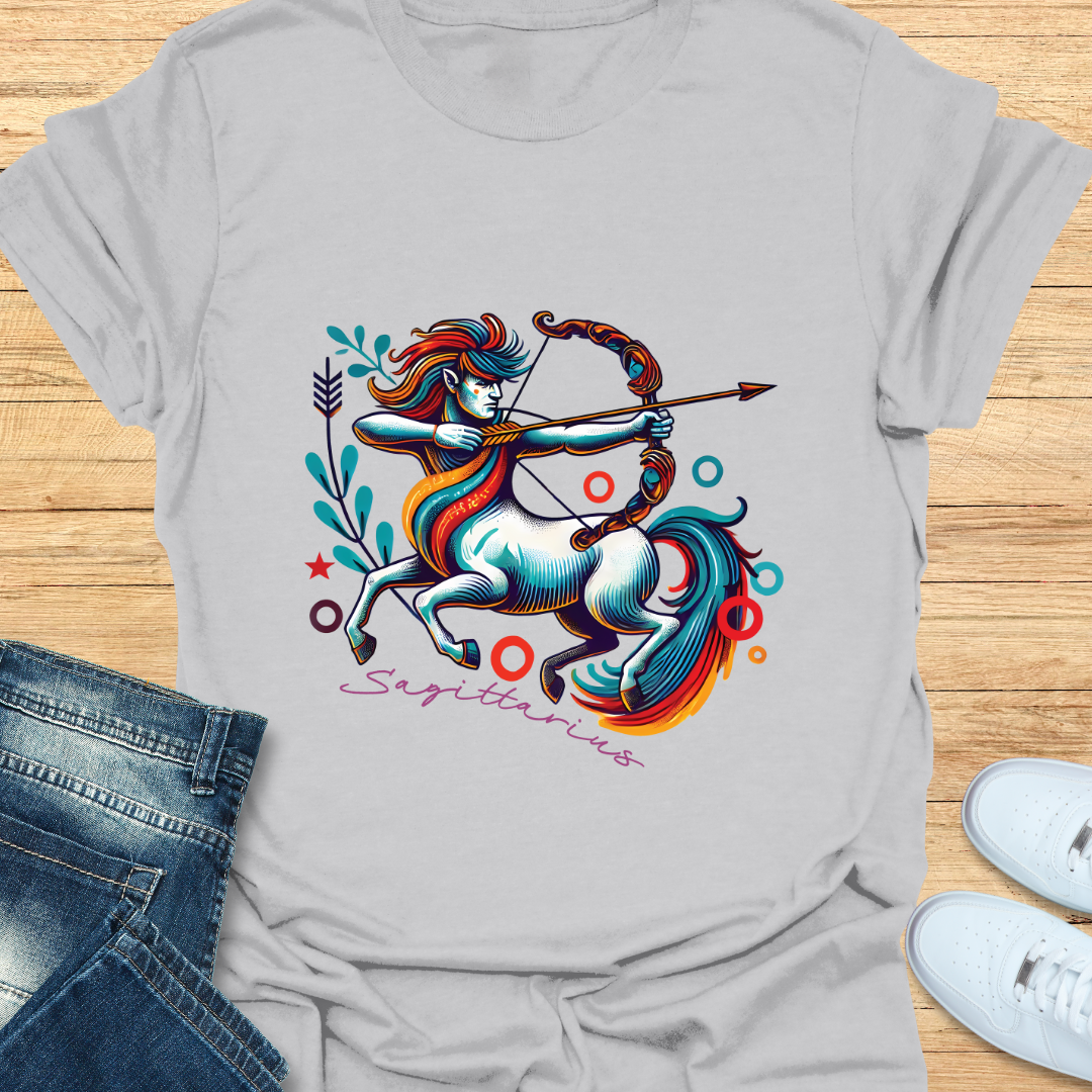 Sagittarius Intricate Graphic T-Shirt