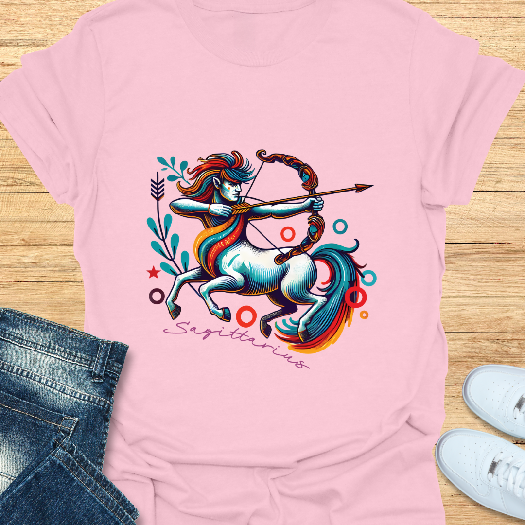 Sagittarius Intricate Graphic T-Shirt