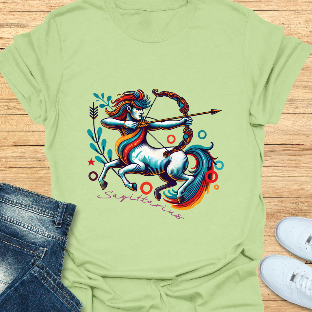 Sagittarius Intricate Graphic T-Shirt