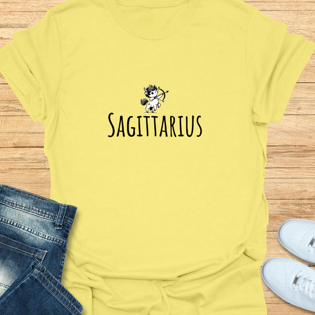 Sagittarius Cute Logo T-Shirt