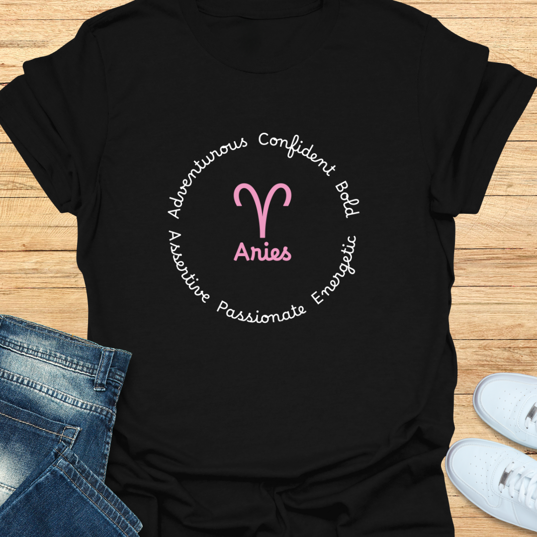 Aries Trait Wheel T-Shirt