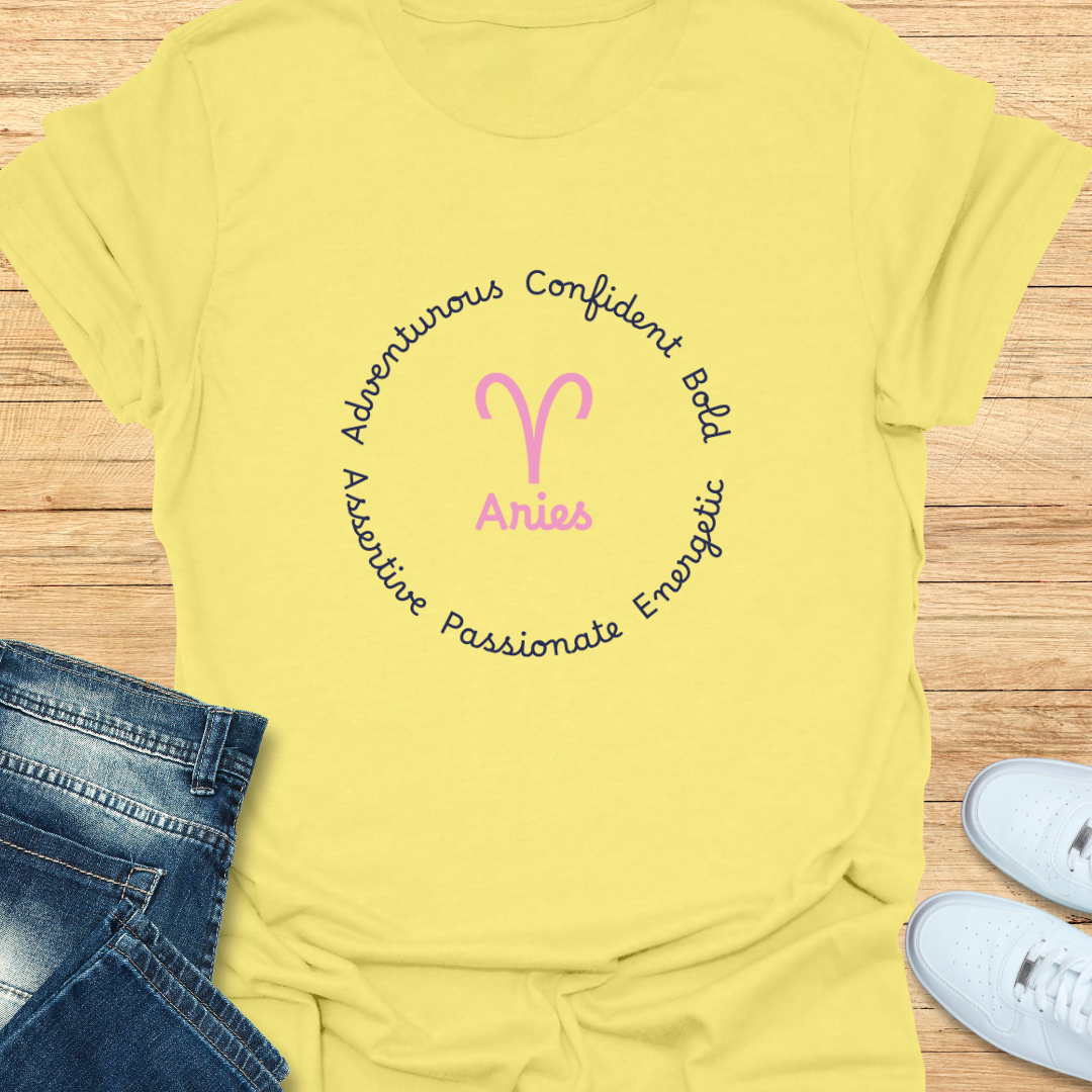 Aries Trait Wheel T-Shirt