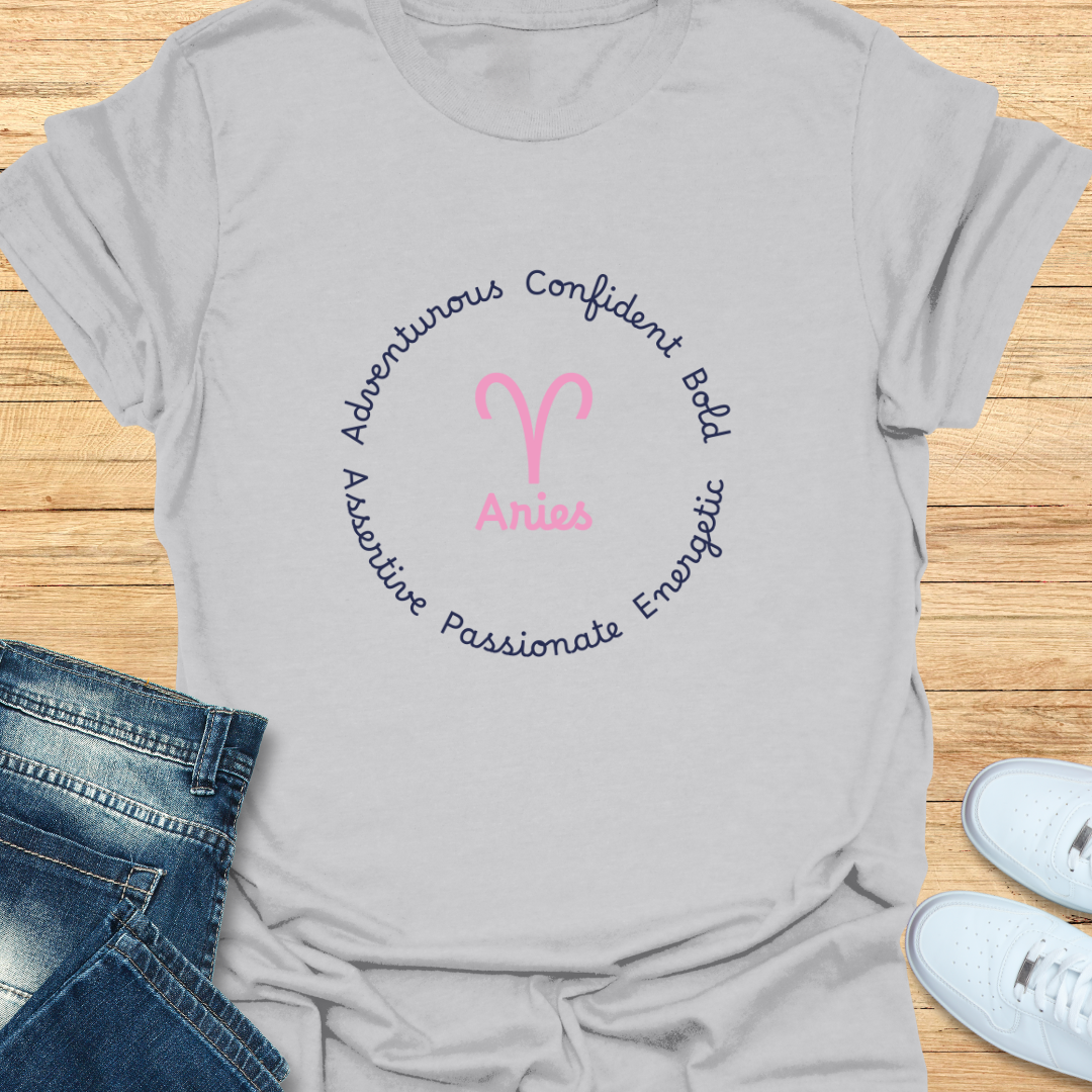 Aries Trait Wheel T-Shirt