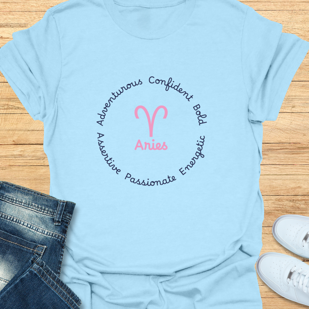 Aries Trait Wheel T-Shirt