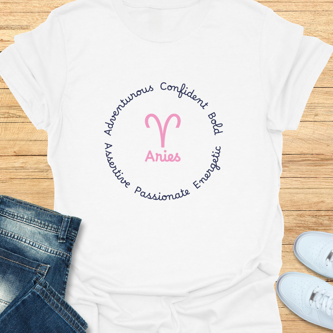 Aries Trait Wheel T-Shirt