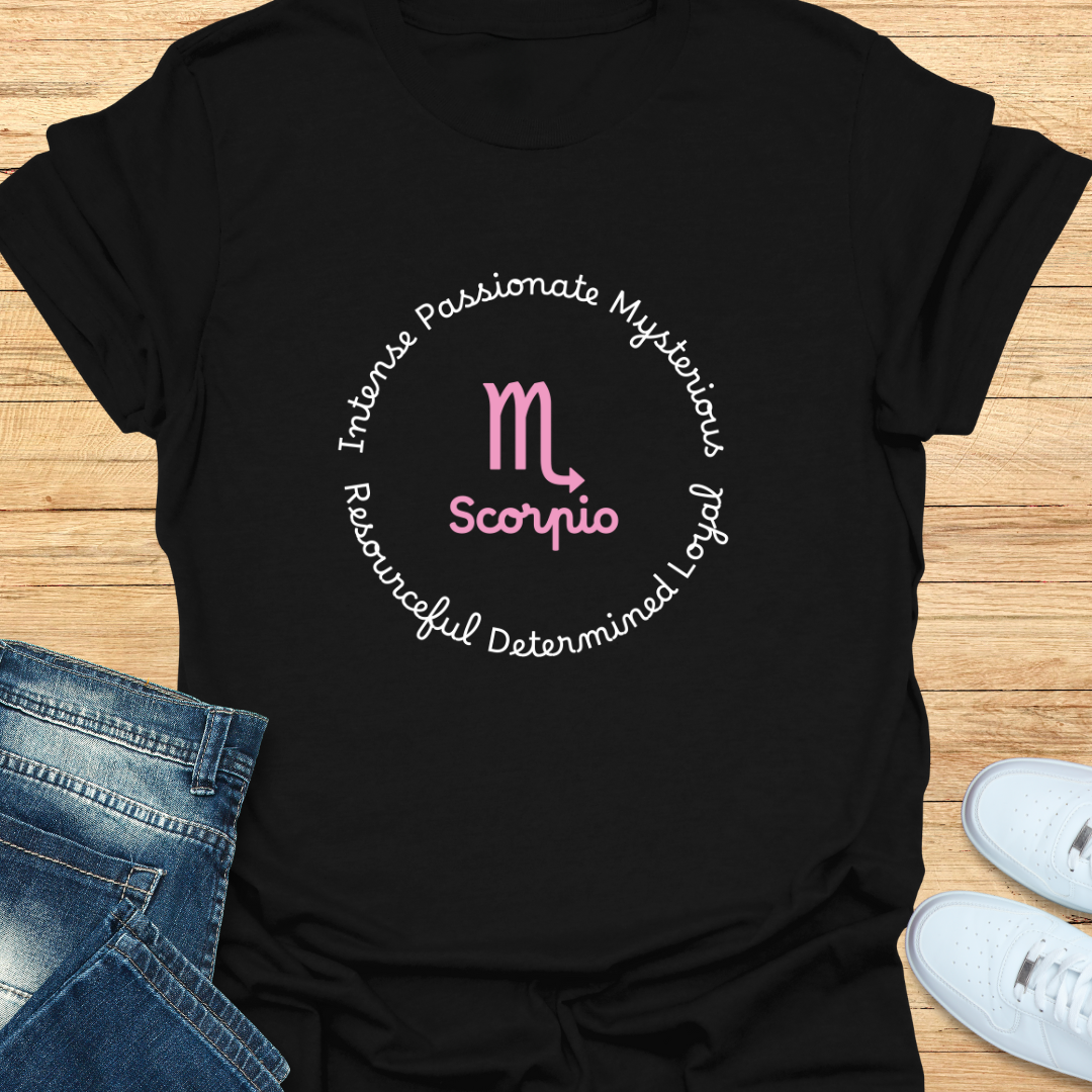 Scorpio Trait Wheel T-Shirt