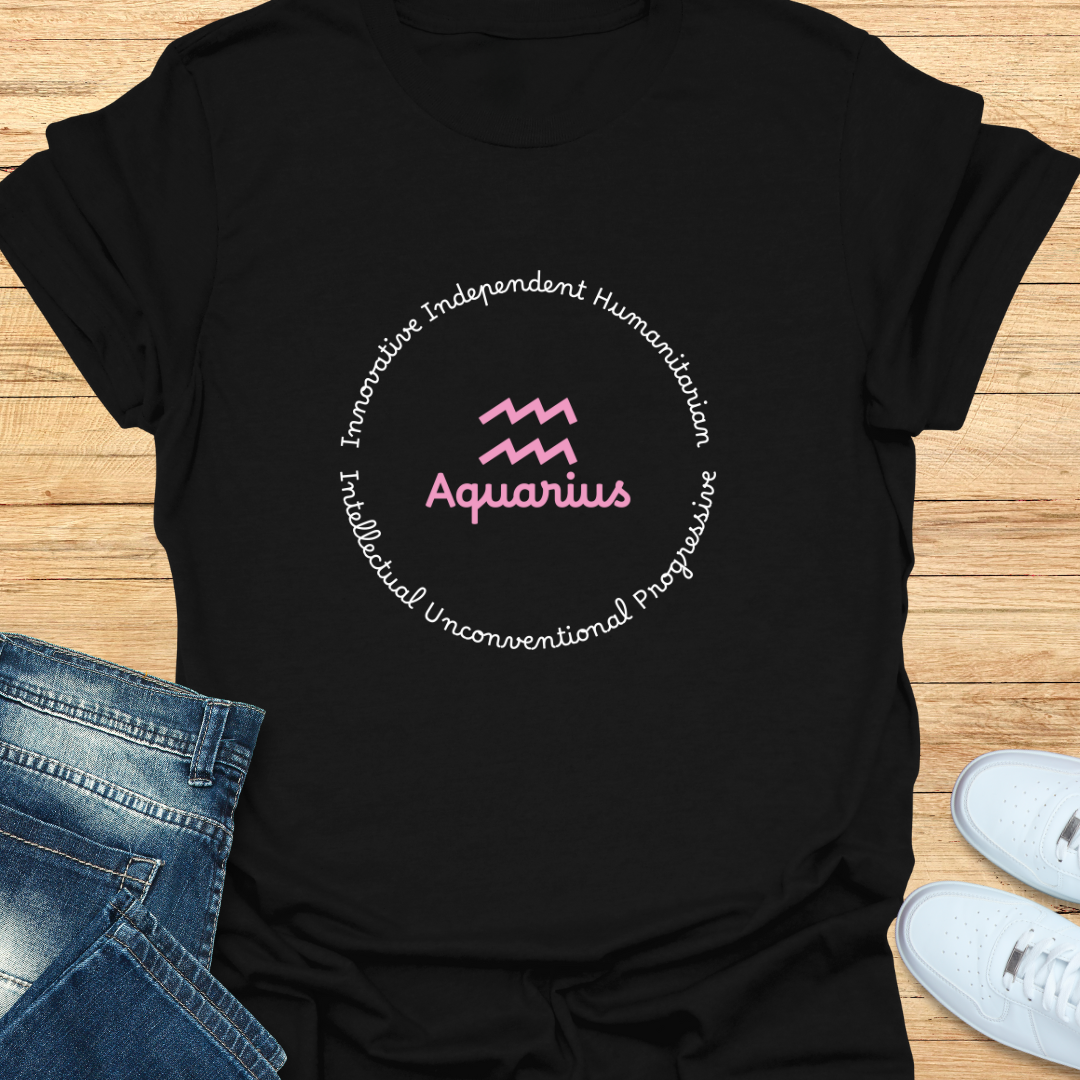 Aquarius Trait Wheel T-Shirt