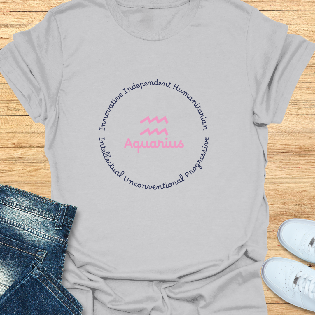 Aquarius Trait Wheel T-Shirt
