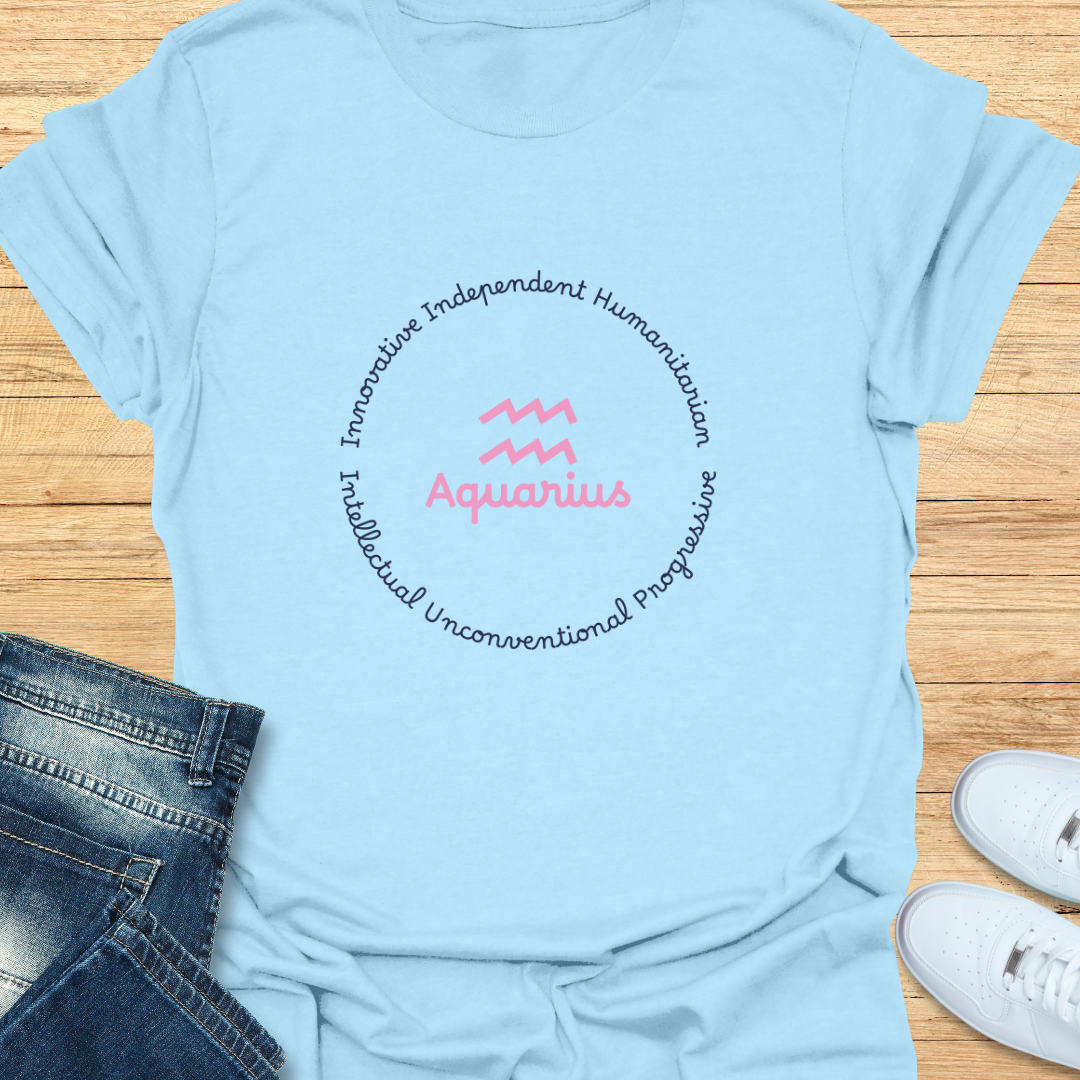 Aquarius Trait Wheel T-Shirt