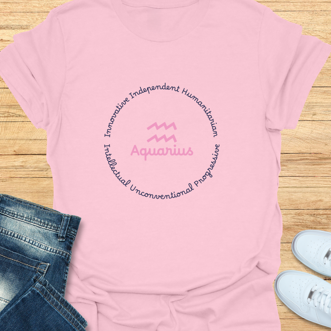 Aquarius Trait Wheel T-Shirt