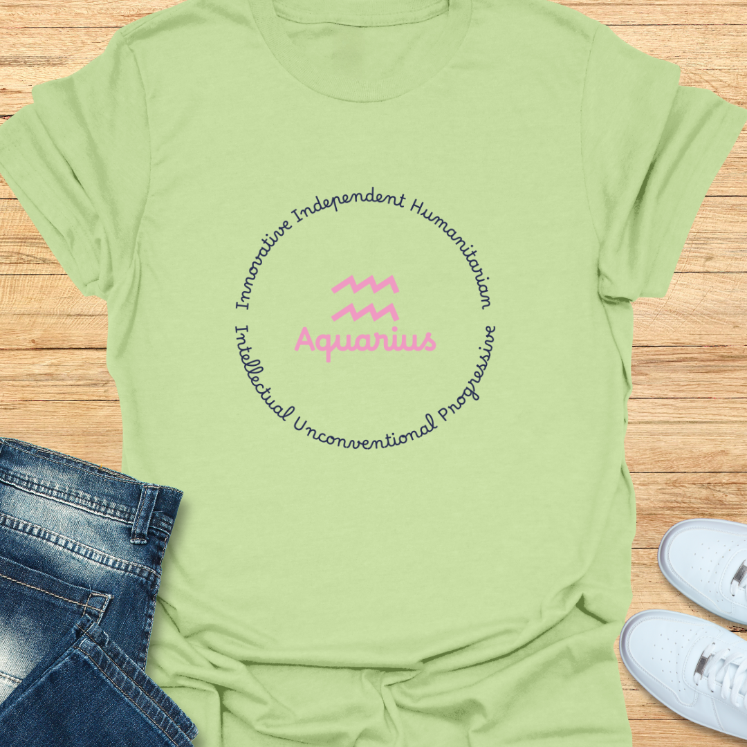 Aquarius Trait Wheel T-Shirt