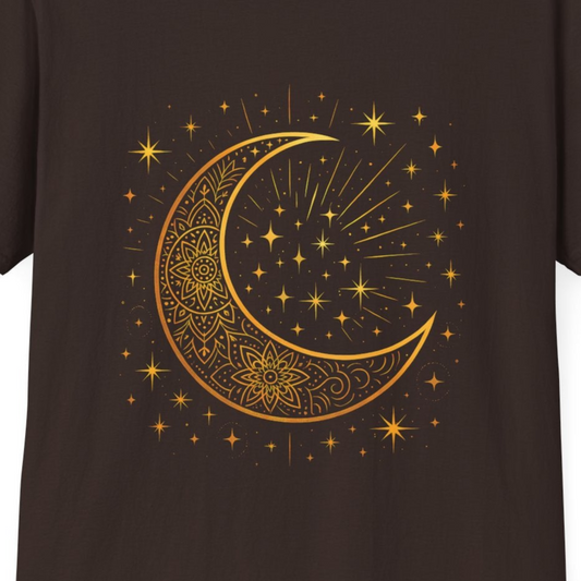 Bold Crescent Moon T-Shirt