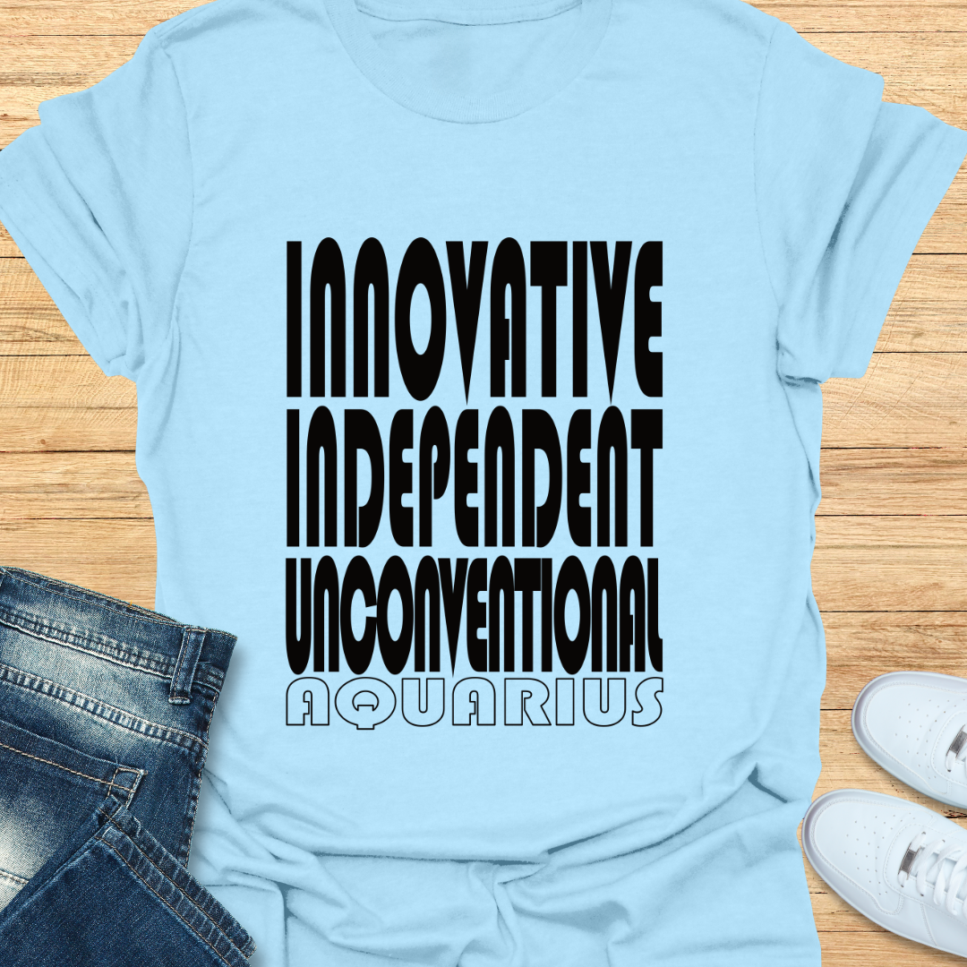 Aquarius Triple Trait T-Shirt