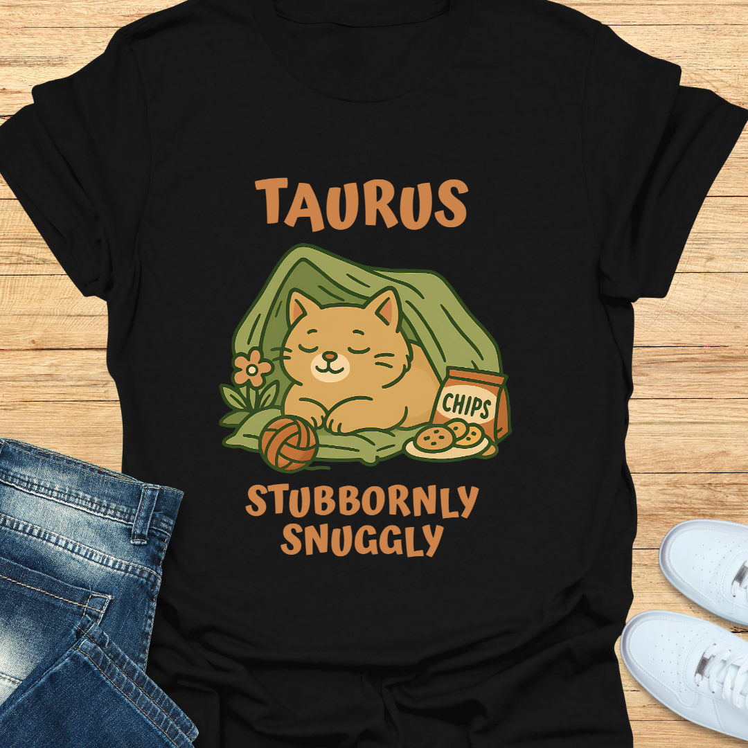 Taurus Stubbornly Snuggly T-Shirt