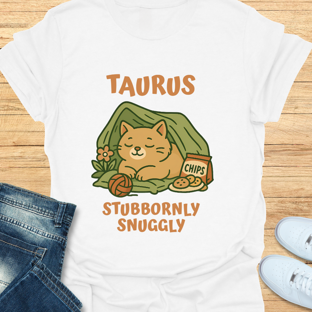 Taurus Stubbornly Snuggly T-Shirt