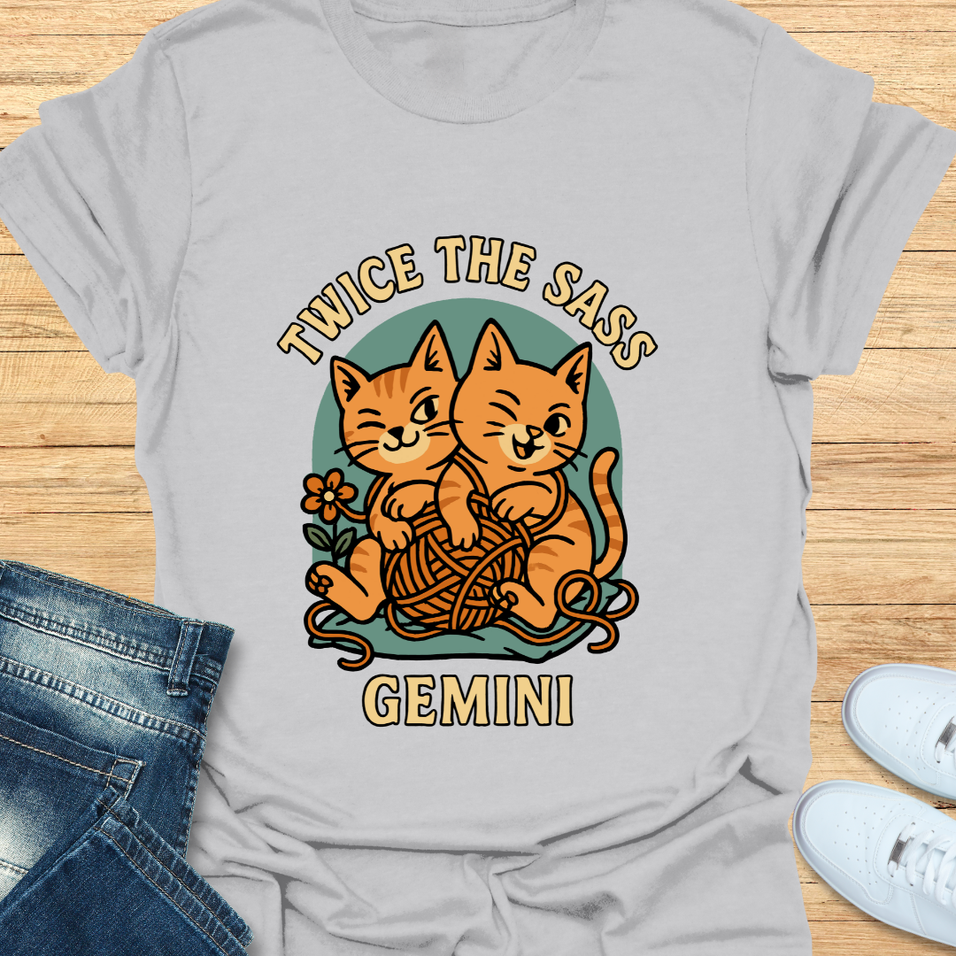 Gemini Twice the Sass T-Shirt