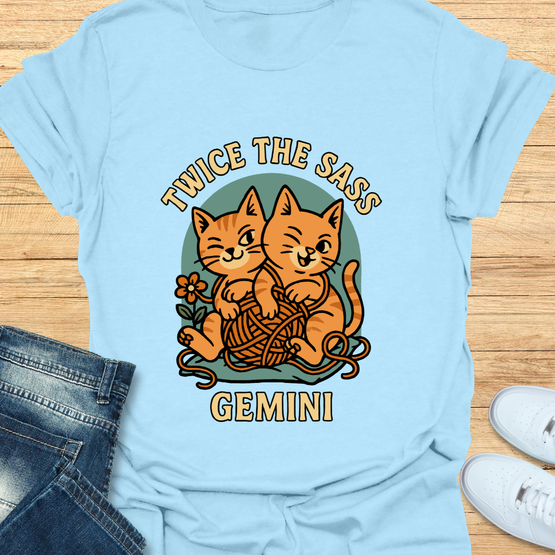 Gemini Twice the Sass T-Shirt
