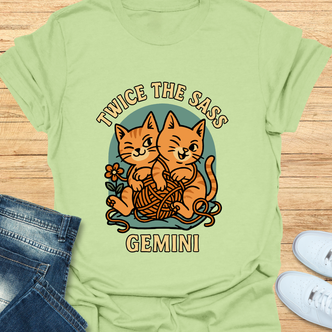 Gemini Twice the Sass T-Shirt