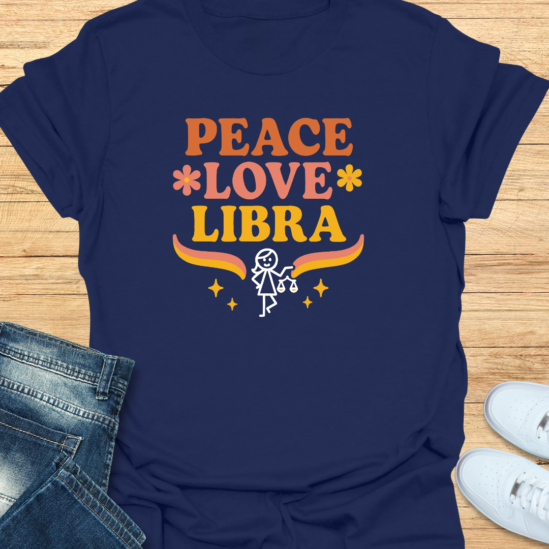 Peace, Love, Libra T-Shirt