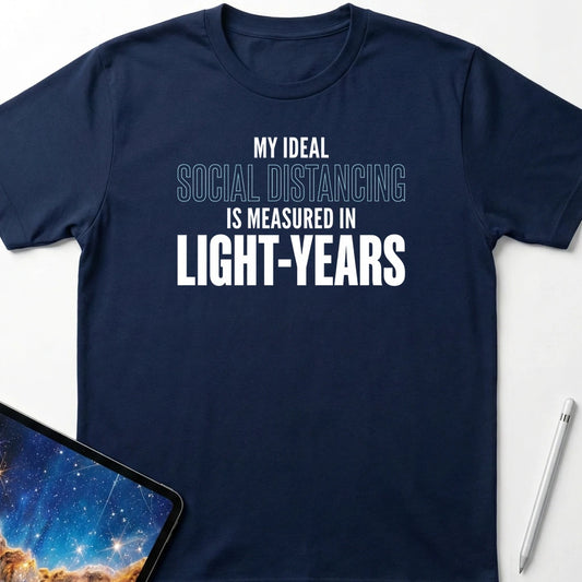 My Ideal Social Distancing T-Shirt Navy