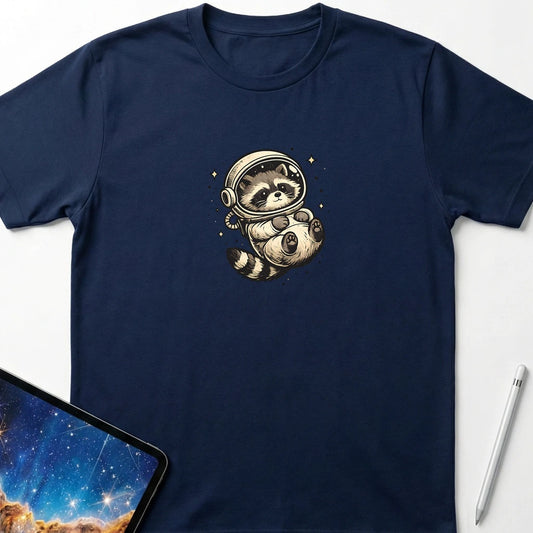 Zero Gravity Racoon T-Shirt Navy