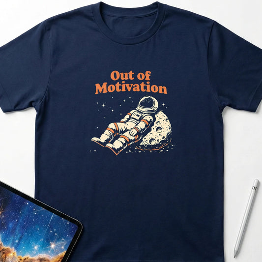 Out of Motivation T-Shirt Navy