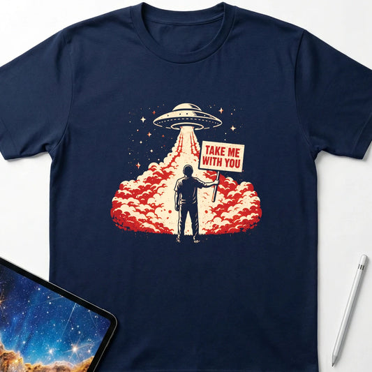 Take Me With You T-Shirt Navy