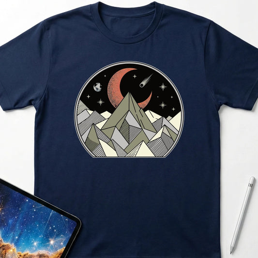 Lunar Rise T-Shirt Navy