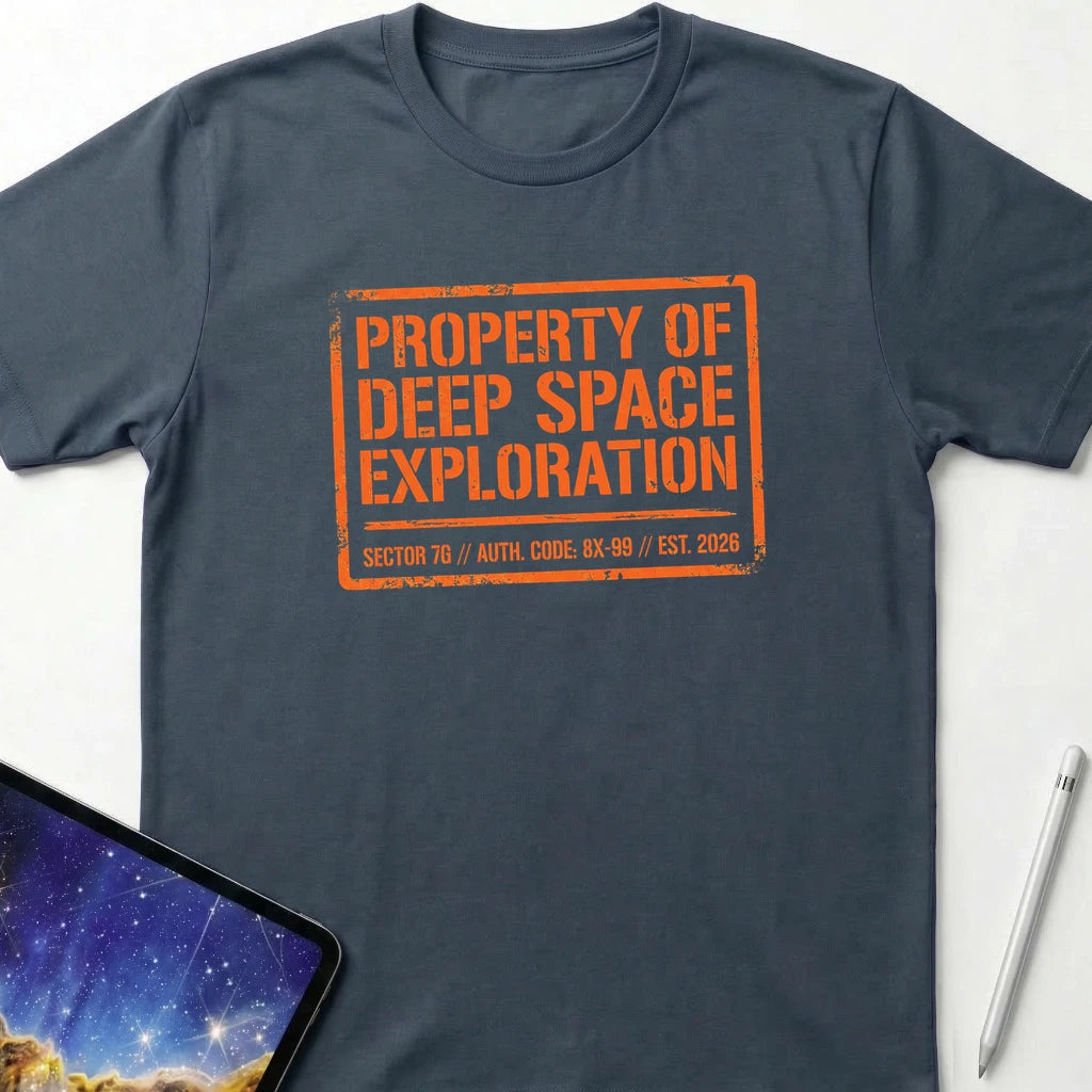 Deep Space Exploration T-Shirt Dark Heather