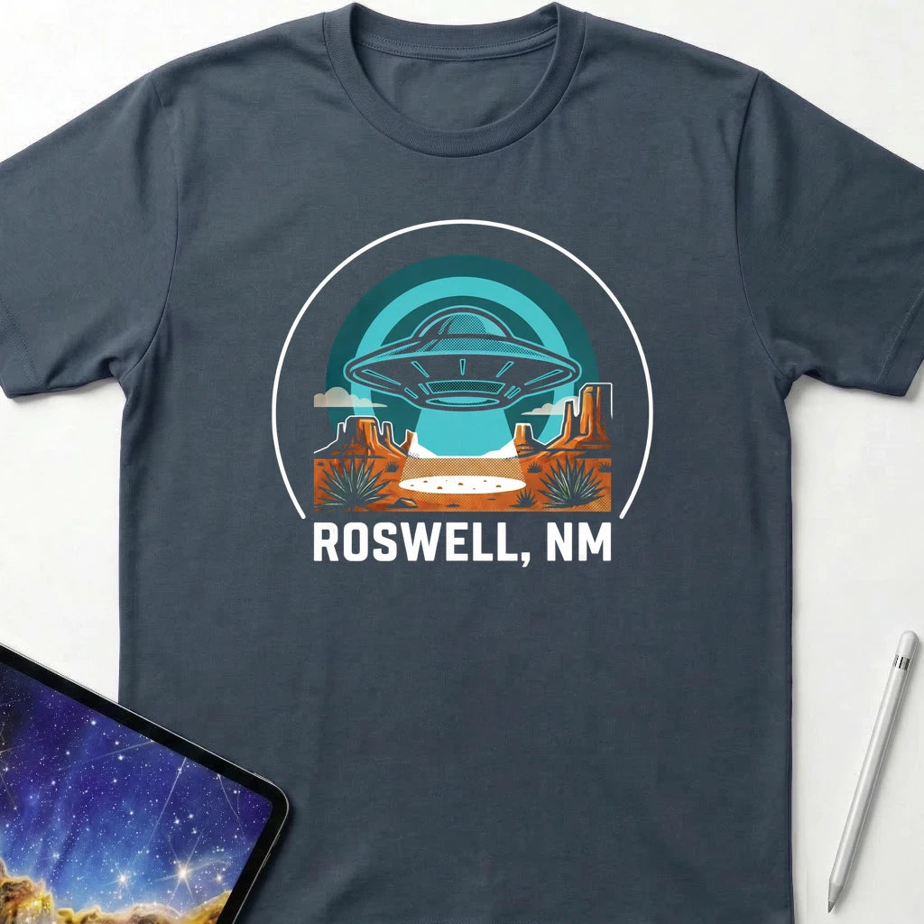 Roswell NM Desert T-Shirt Dark Heather