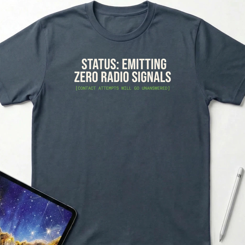 The Radio Silence T-Shirt Dark Heather