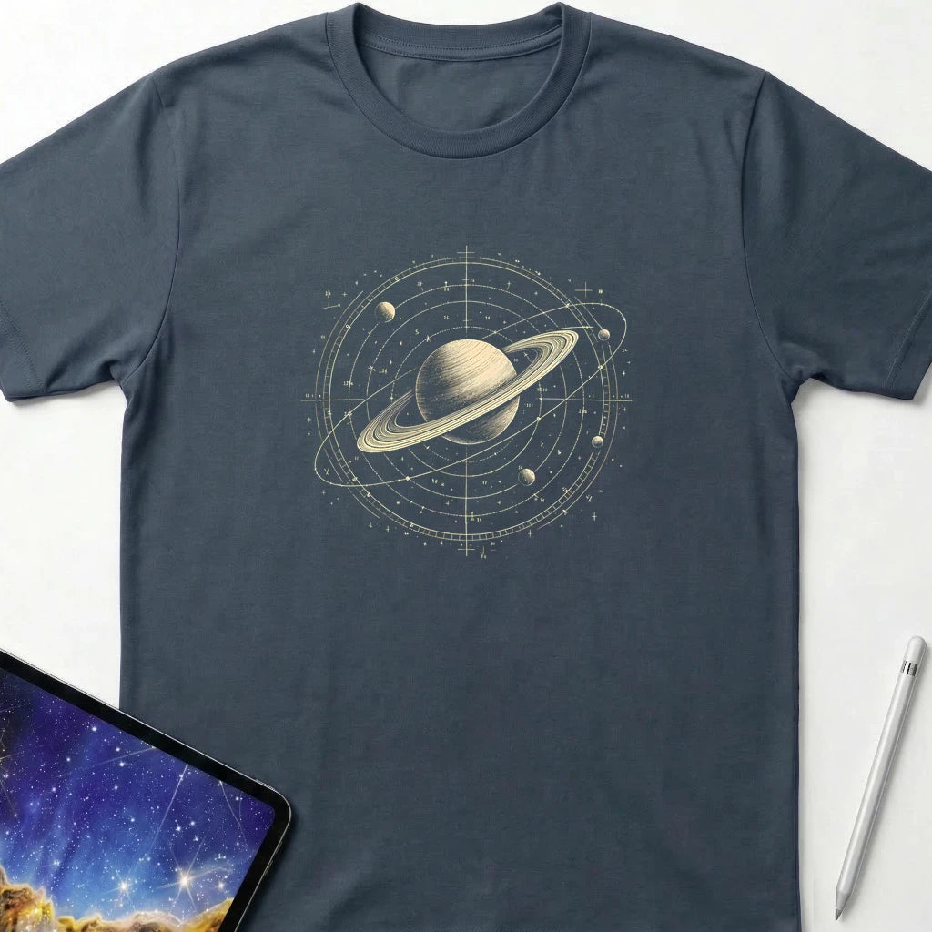 Vintage Solar Art T-Shirt Dark Heather
