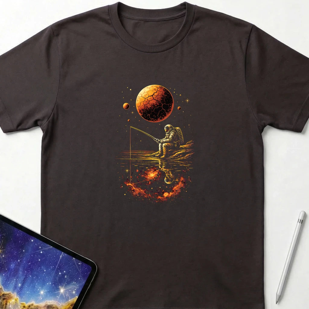 Astral Angler T-Shirt Dark Chocolate