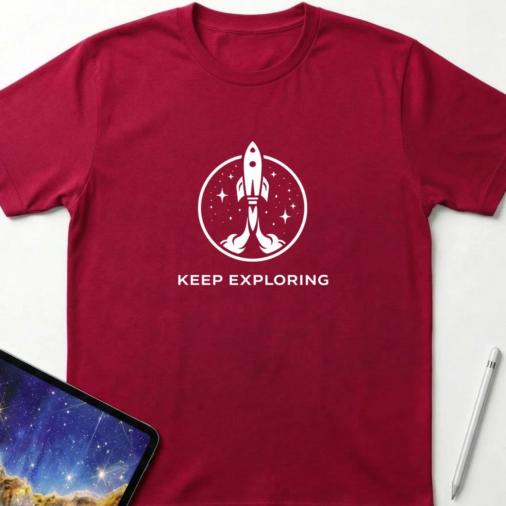 Keep Exploring T-Shirt Red