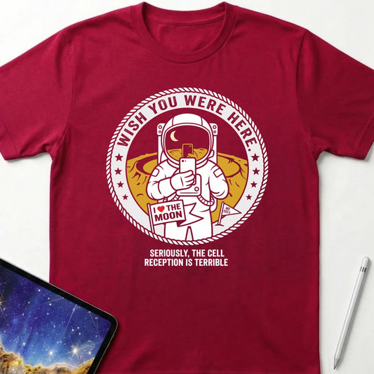 Wish You Were Here T-Shirt Red