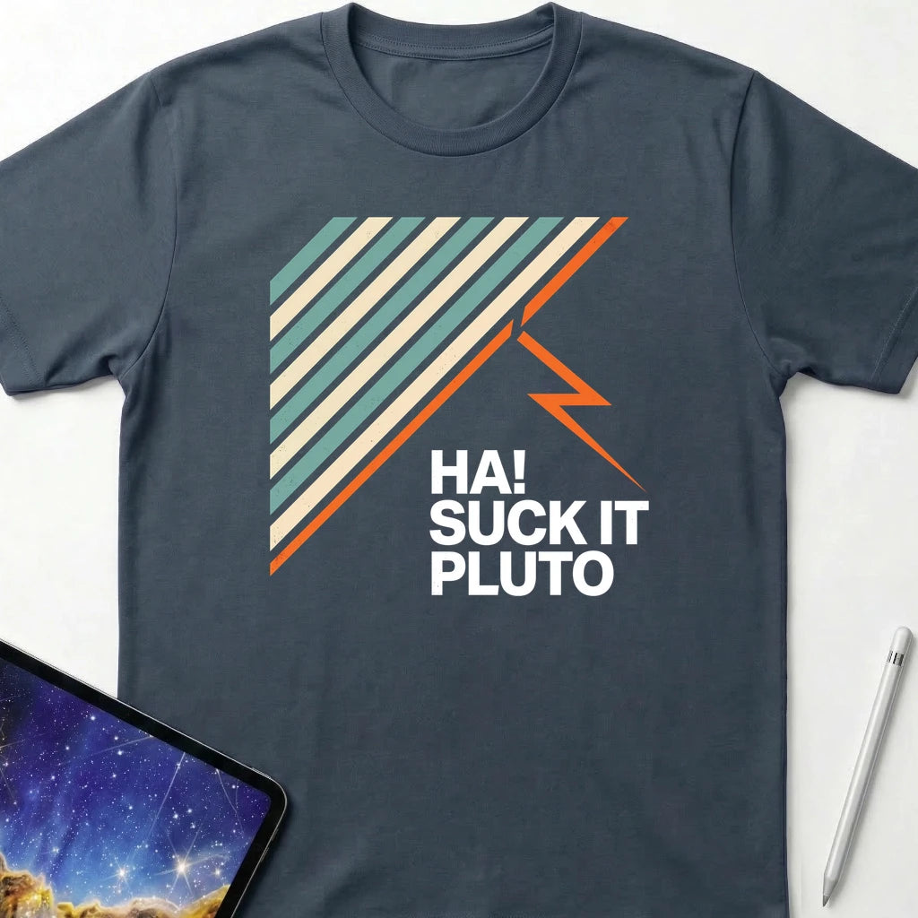 Suck It Pluto T-Shirt Dark Heather