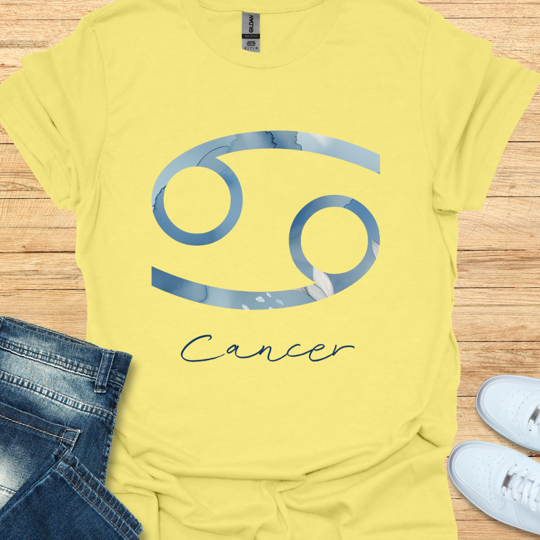 Cancer Bold Watercolor Sign T-Shirt