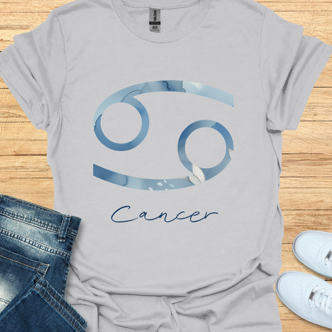 Cancer Bold Watercolor Sign T-Shirt