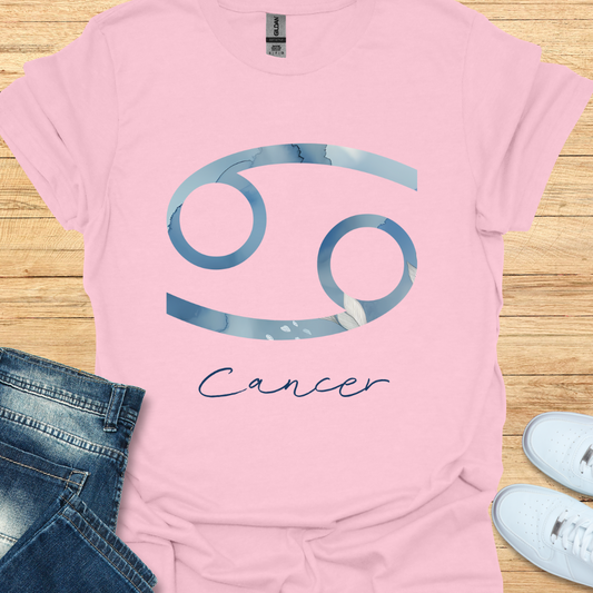 Cancer Bold Watercolor Sign T-Shirt
