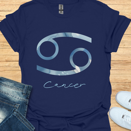 Cancer Bold Watercolor Sign T-Shirt
