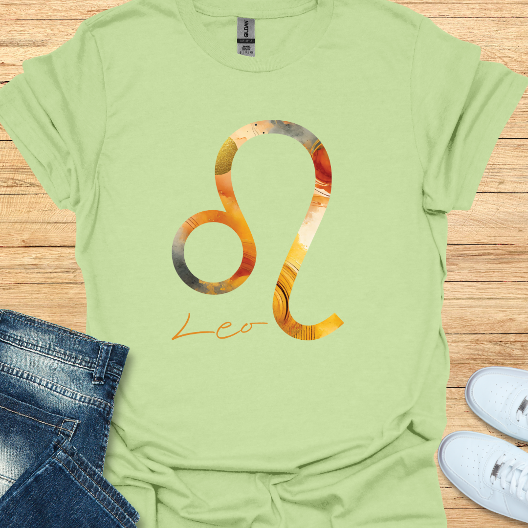 Leo Bold Watercolor Sign T-Shirt