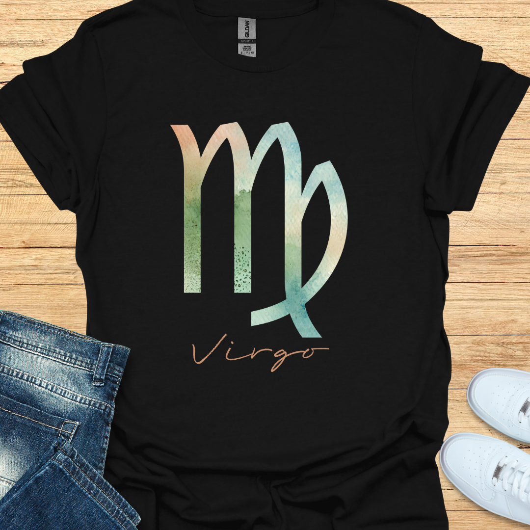 Virgo Bold Watercolor Sign T-Shirt